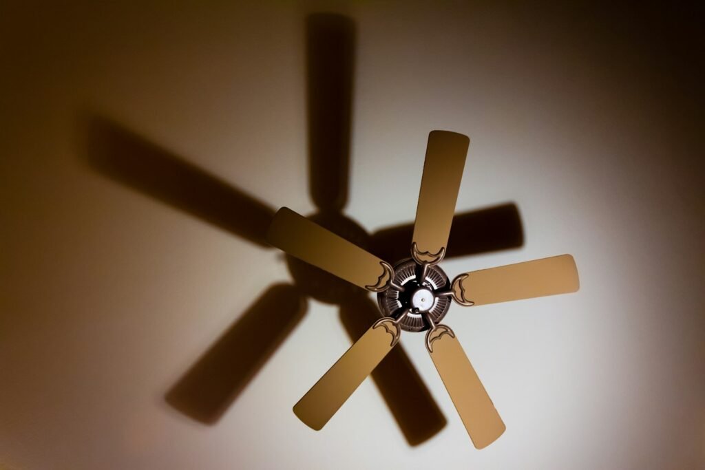 Ceiling fan shadow