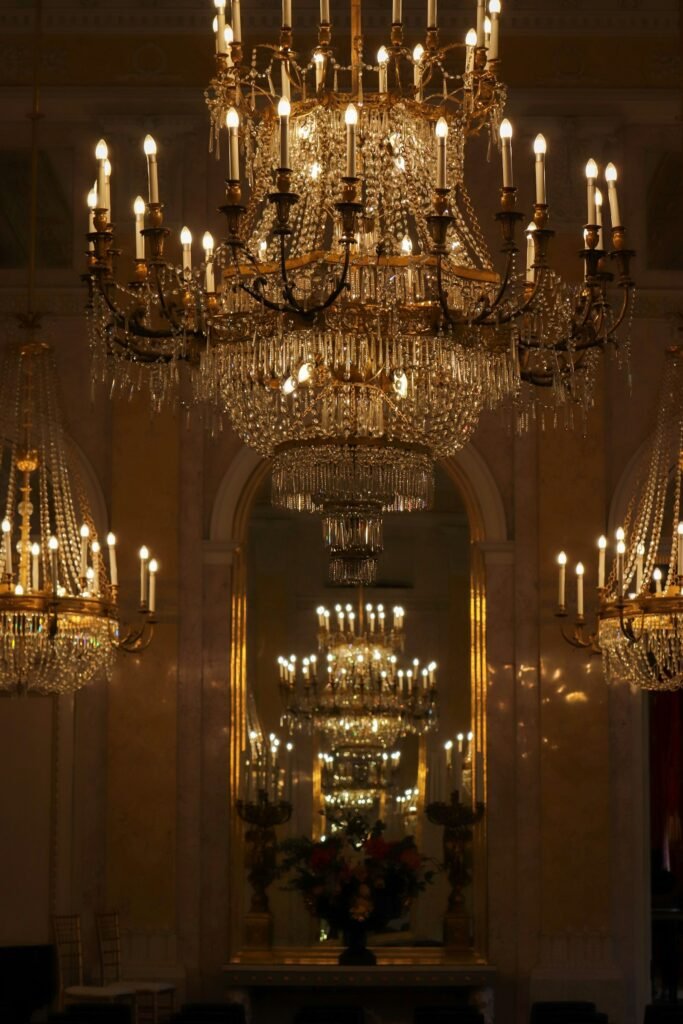 Aurelia cascade chandelier, 24 lights, 900 mm
