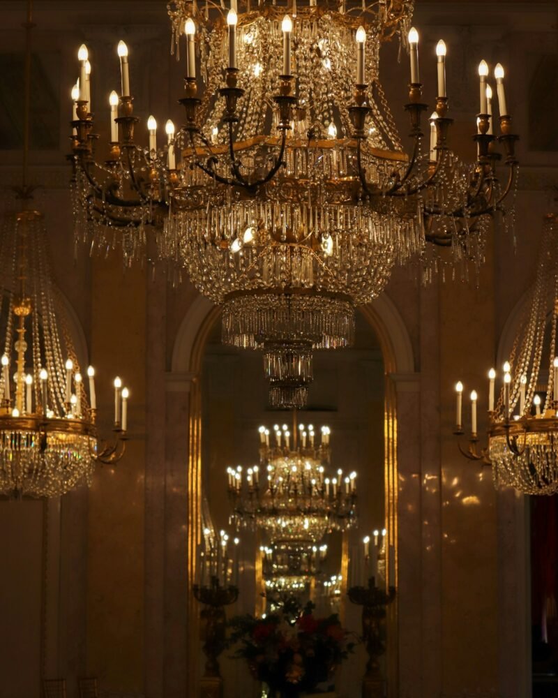 Aurelia cascade chandelier, 24 lights, 900 mm